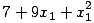 7+9x_1+x_1^2 ...(225.1)