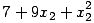 7+9x_2+x_2^2 ...(226.1)